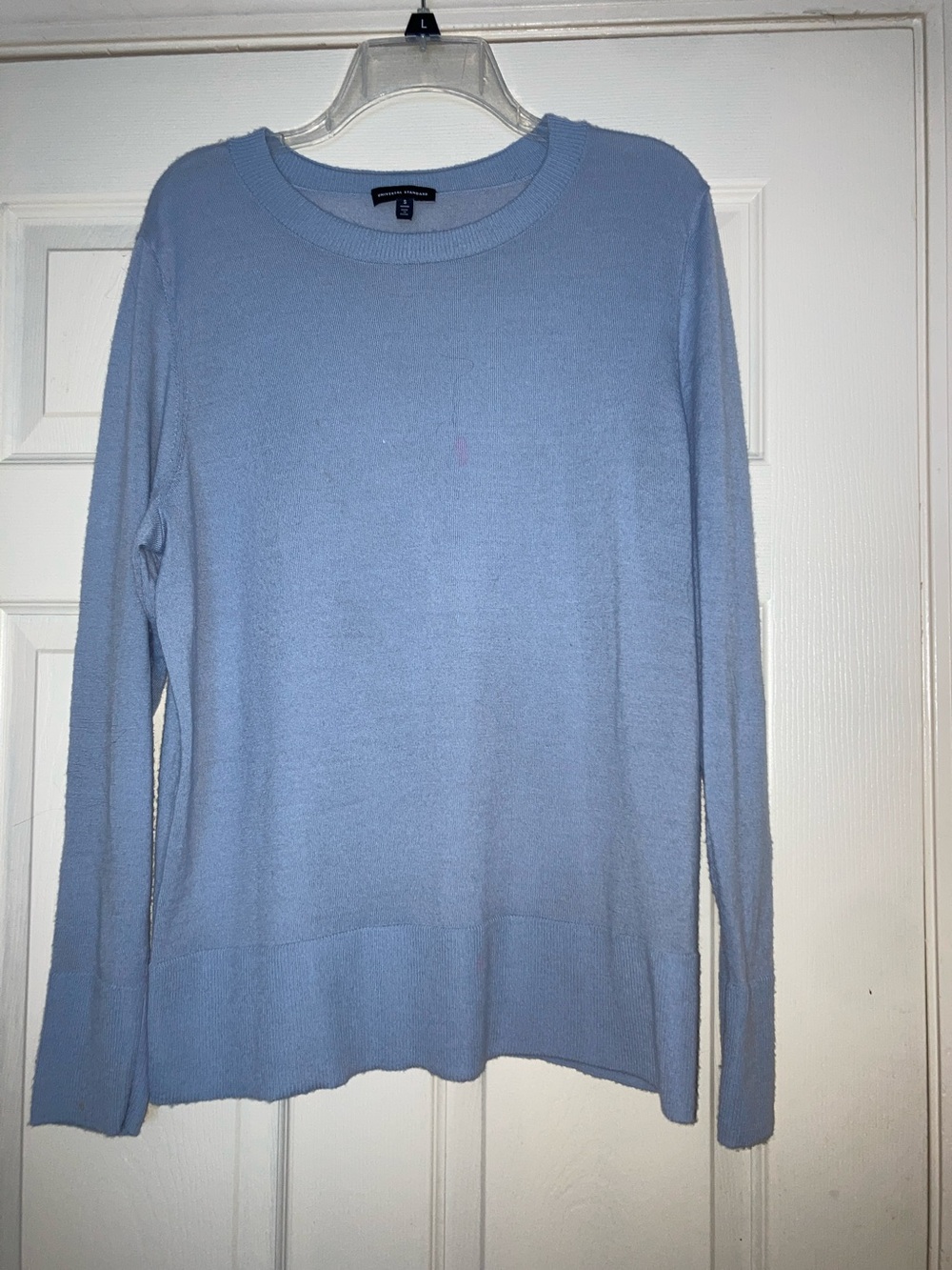 Universal Standard Light Blue Crewneck Sweater